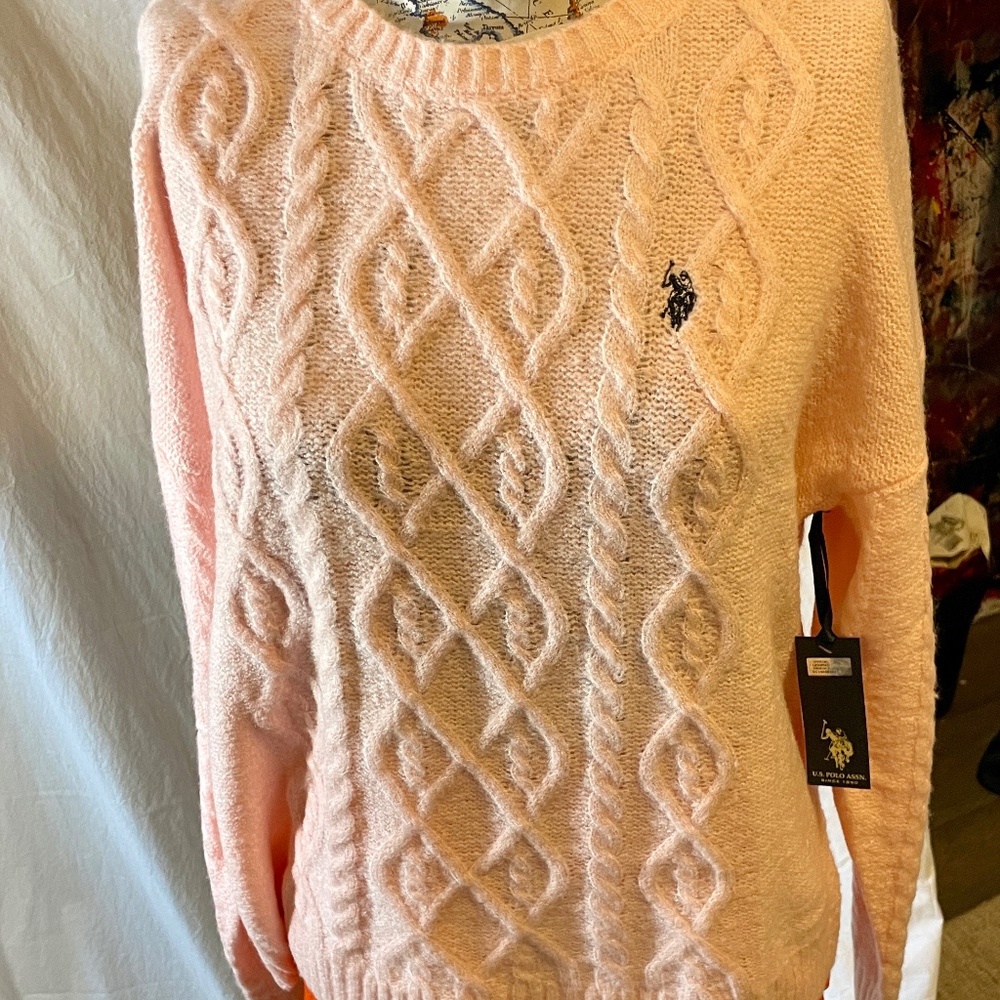 NWTUS POLON ASSN LOGO  PINK SWEATER